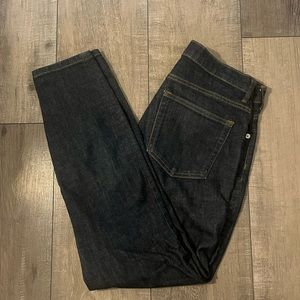 Everlane size 29 high rise skinny Jean. Dark indigo